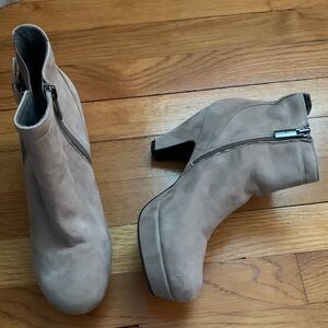 Sacha London Taupe Ankle Booties new